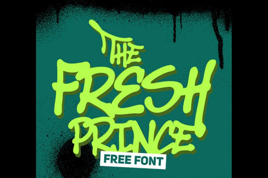 Free Font Fresh Prince - Personal Use only