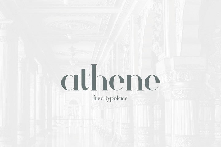Free Font Athene Typeface