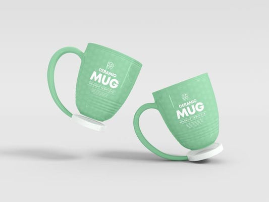 Free Ceramic Coffee Mug Mockup Psd