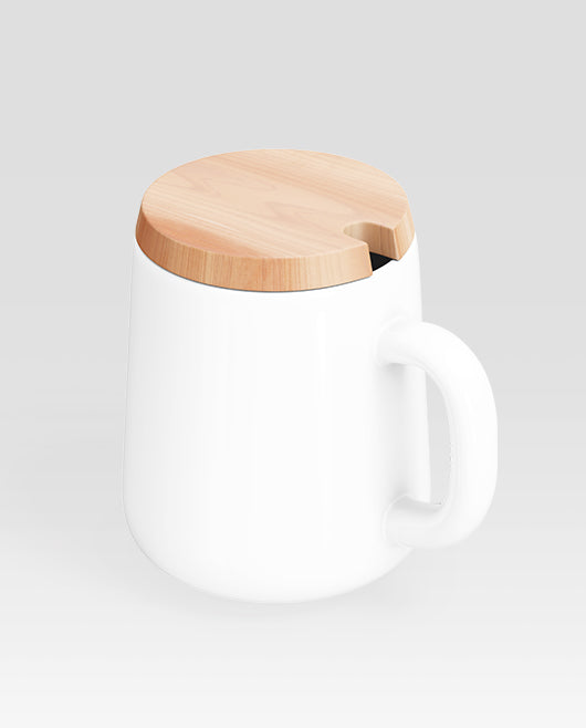 Free Ceramic Mug With Lid Mockup Psd Template