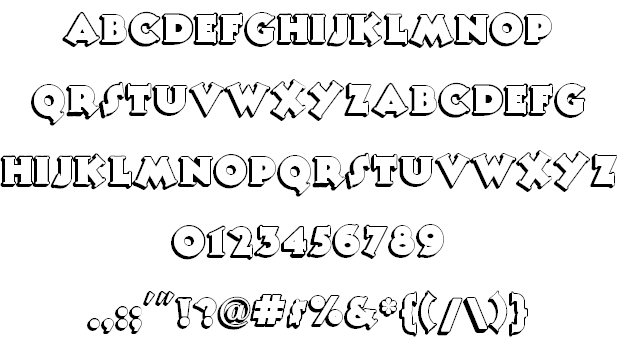 Free Tooney Noodle Font