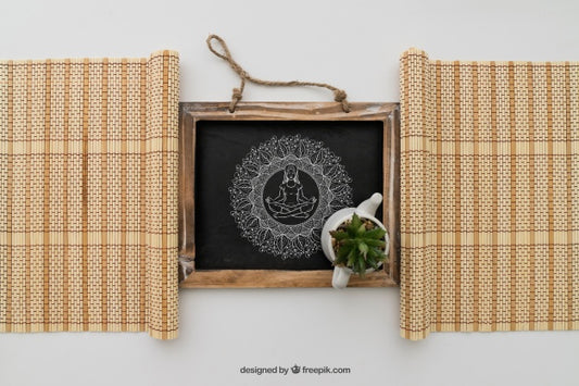 Free Chalkboard Framed By Bamboocloths Psd