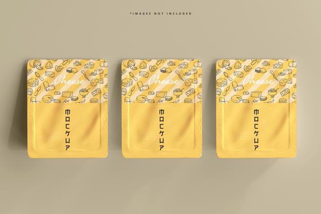 Free Cheese Packaging Mockup Psd