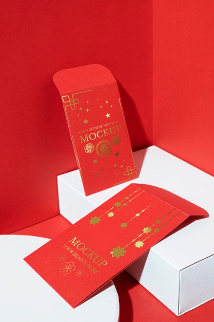 Free Chinese New Year Elements Arrangement Psd