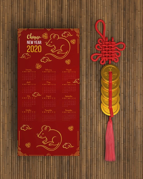 Free Chinese New Year Greeting Card Psd