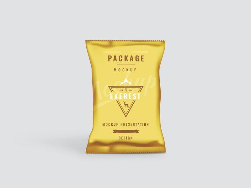 Free Chips Bag Psd Mockup