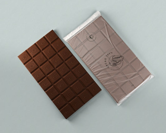 Free Chocolate Foil Wrapping Mock-Up Psd