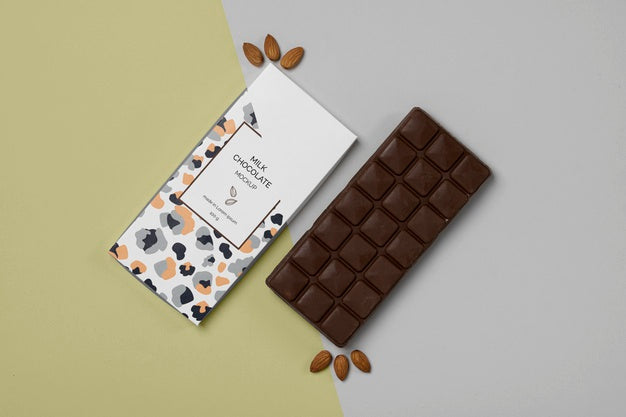 Free Chocolate Packaging Mockup Psd