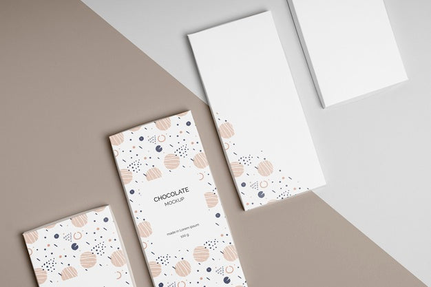 Free Chocolate Packaging Mockup Psd