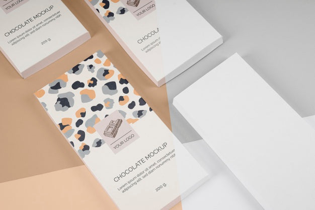 Free Chocolate Packaging Mockup Psd