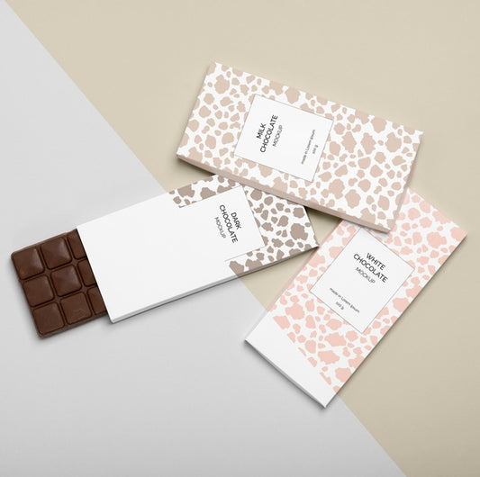 Free Chocolate Packaging Mockup Psd