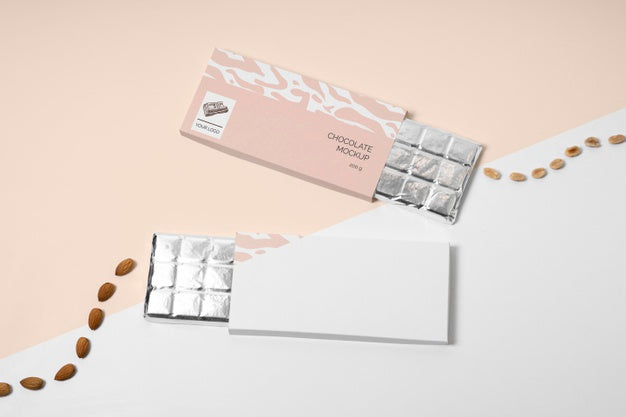 Free Chocolate Packaging Mockup Psd