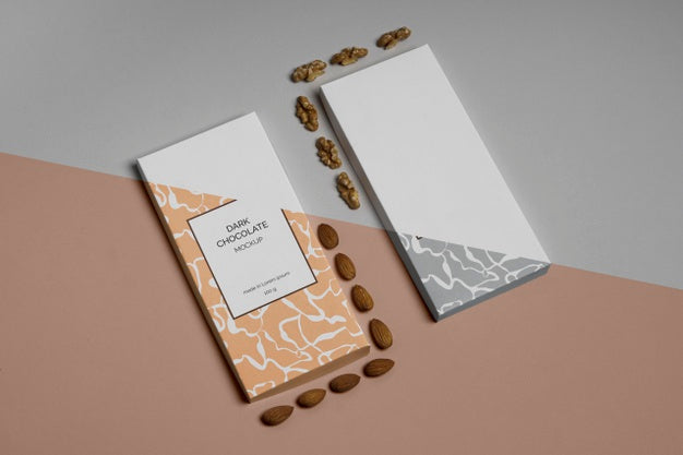 Free Chocolate Packaging Mockup Psd