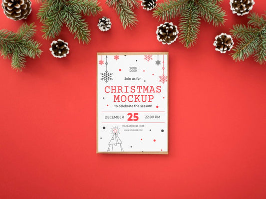 Free Christmas Eve Assortment With Card Psd