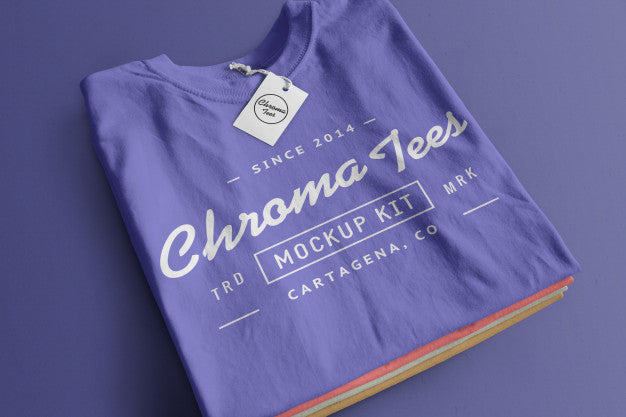 Free Chromatees Tshirt Mockup 8 Psd