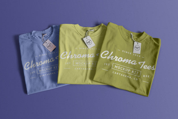 Free Chromatees Tshirt Mockup Psd