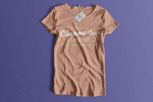Free Chromatees Tshirt Mockup Psd