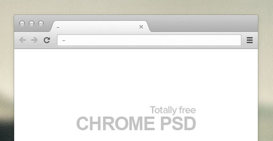 Free Chrome Browser Psd Mockup