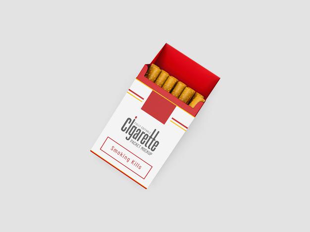 Free Cigarette Package Mockup Psd