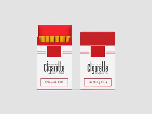 Free Cigarette Packages Mockup Psd