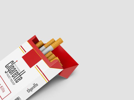 Free Cigarette Packet Mockup Psd