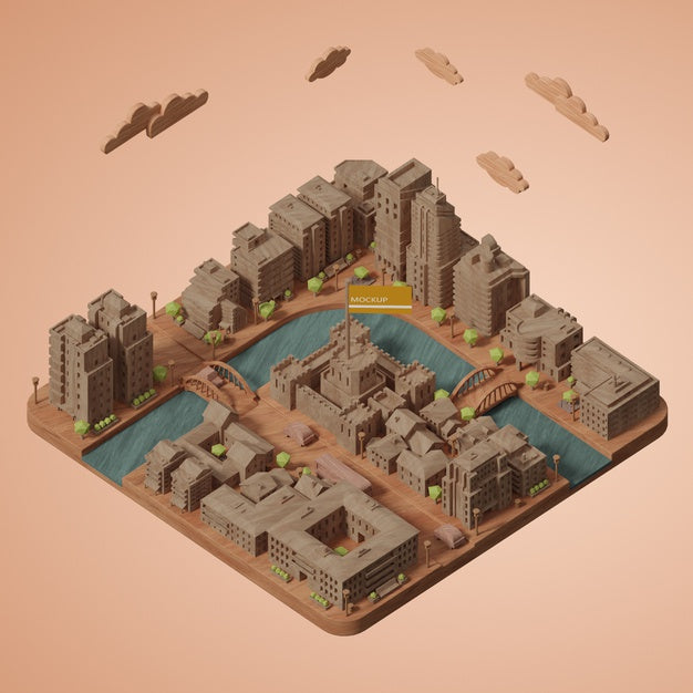 Free Cities World Day Model Psd