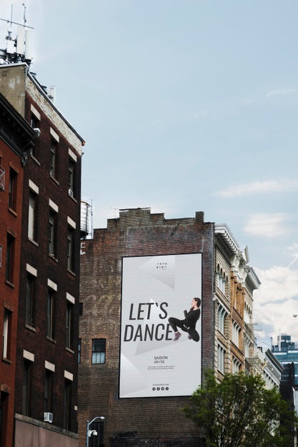 Free City Billboard Concept Mock-Up Psd