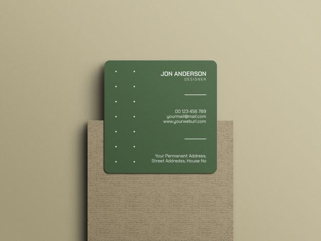 Free Clean Business Card Mockup Psd