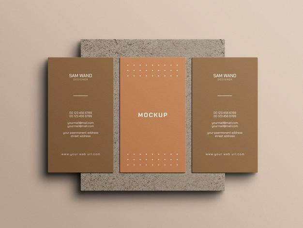 Free Clean Business Card Mockup Psd