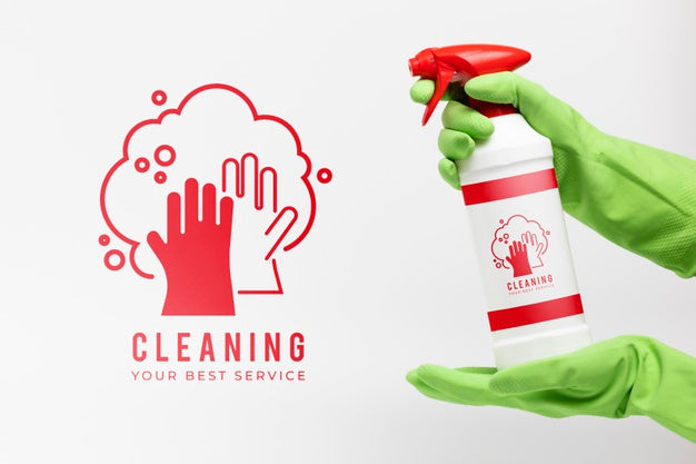 Free Cleaning Your Best Service Mock-Up Psd