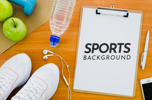 Free Clipboard And Equipment For Sport Psd