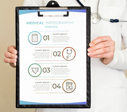 Free Clipboard With Medical Information Mock-Up Psd
