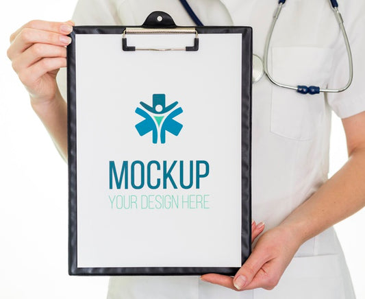 Free Clipboard With Medical Results Psd