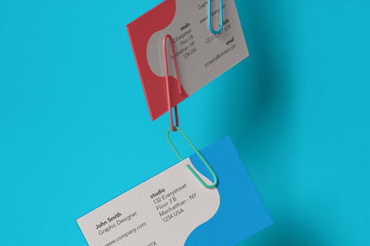 Free Clipped Psd Business Card Mockup