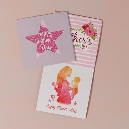 Free Close-Up Mothers Day Greeting Card Psd