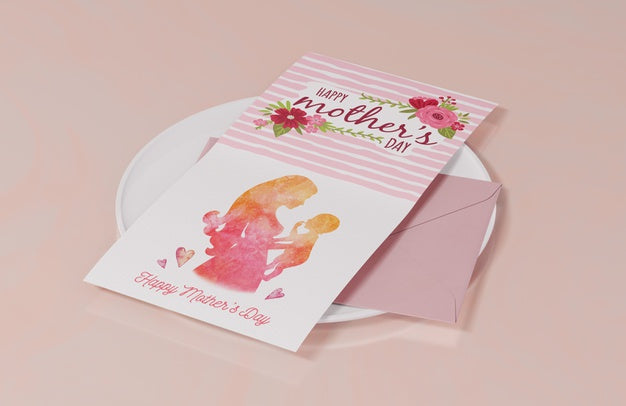 Free Close-Up Mothers Day Greeting Card Psd