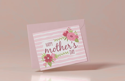 Free Close-Up Mothers Day Greeting Card Psd