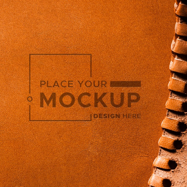 Free Close-Up Of Leather Surface With Weaving Psd