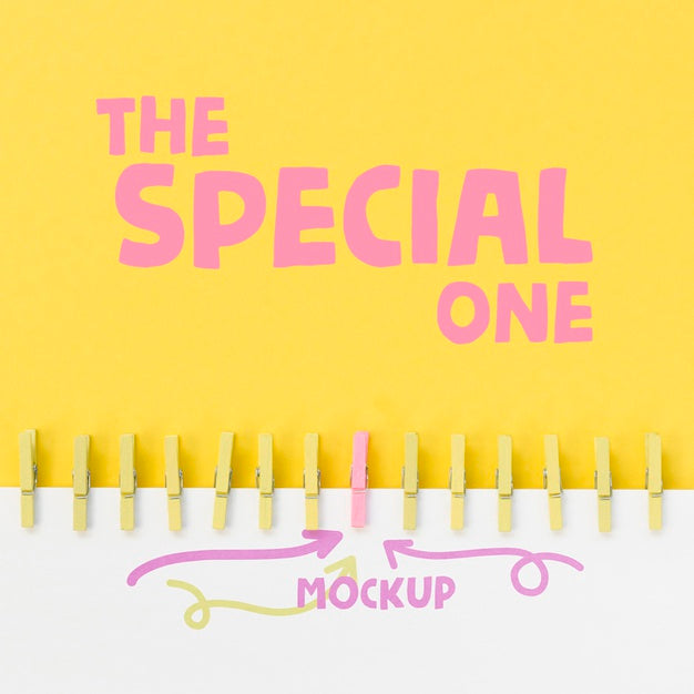 Free Clothing Hook The Special One Mock-Up Psd