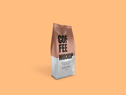 Free Coffee Bag Psd Mockup