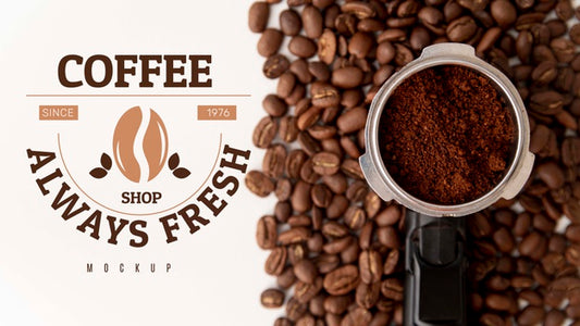 Free Coffee Beans And Powder Psd