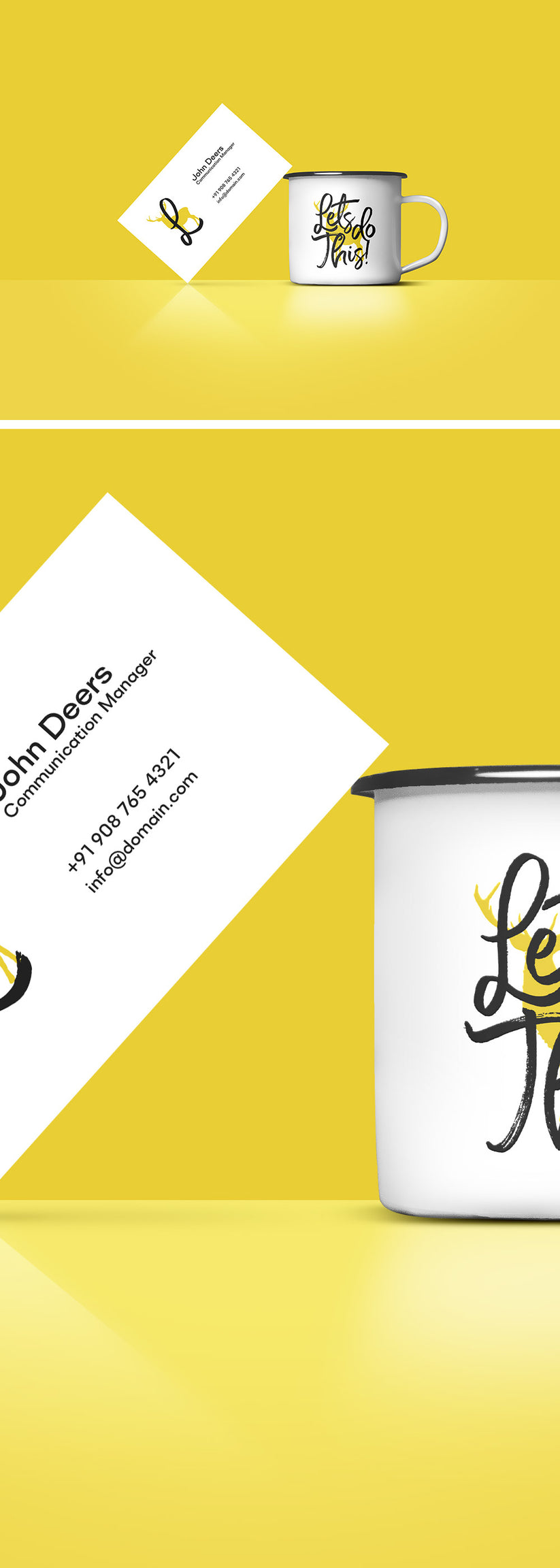 Free Business Card And Coffee Cup Mockup – CreativeBooster