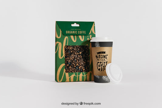 Free Coffee Mockup Psd