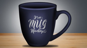 Free Coffee Mug Mock-Up Psd File