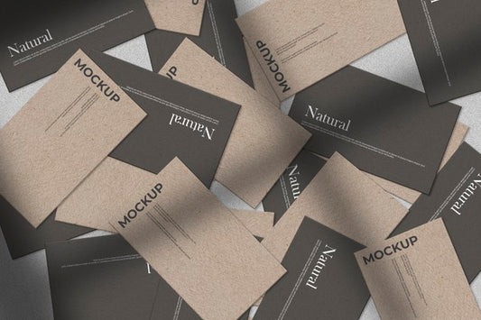 Free Collection Of Business Card Messy Mockup Psd