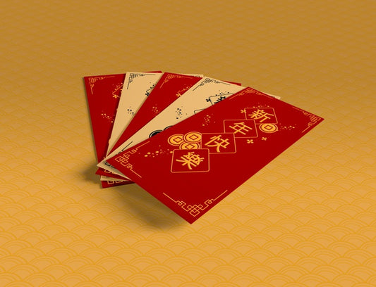 Free Collection Of Chinese New Year Greeting Cards Psd