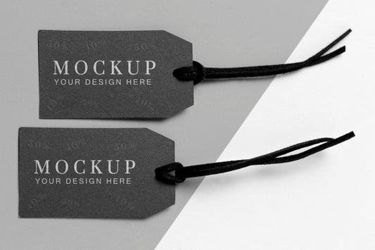 Free Collection Of Clothing Mock-Up Tags Psd
