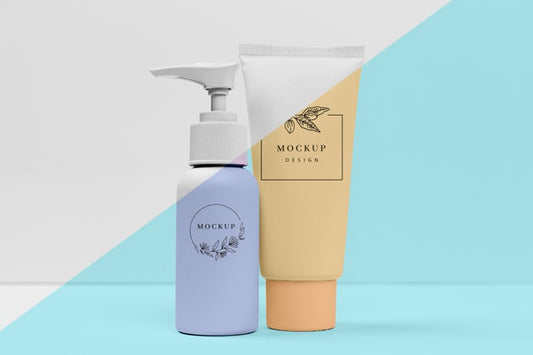 Free Collection Of Mock-Up Beauty Products Psd