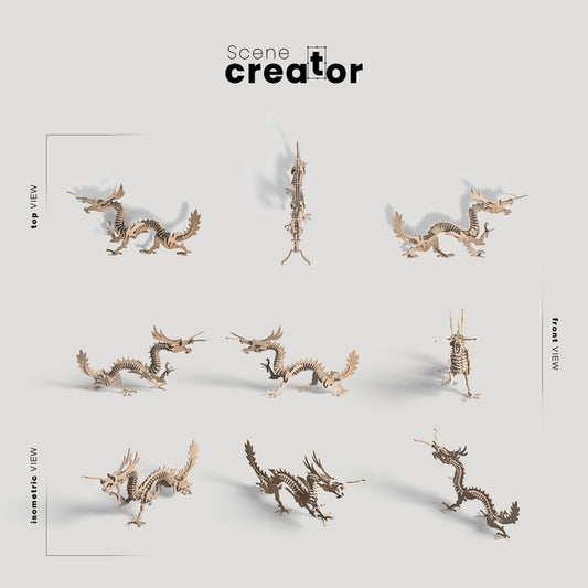 Free Collection Of Traditional Chinese Dragons Psd