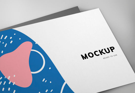 Free Colorful Business Card Mockup Design Psd